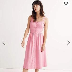 Madewell pink dress size 00 out of stock